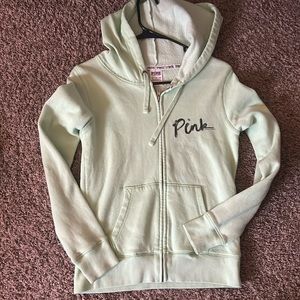 Victorias Secret full zip - lime green